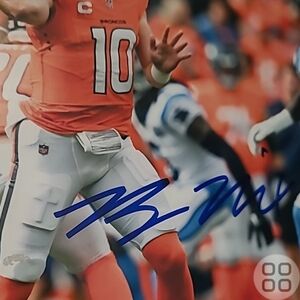 Autographed Bo Nix Photo
